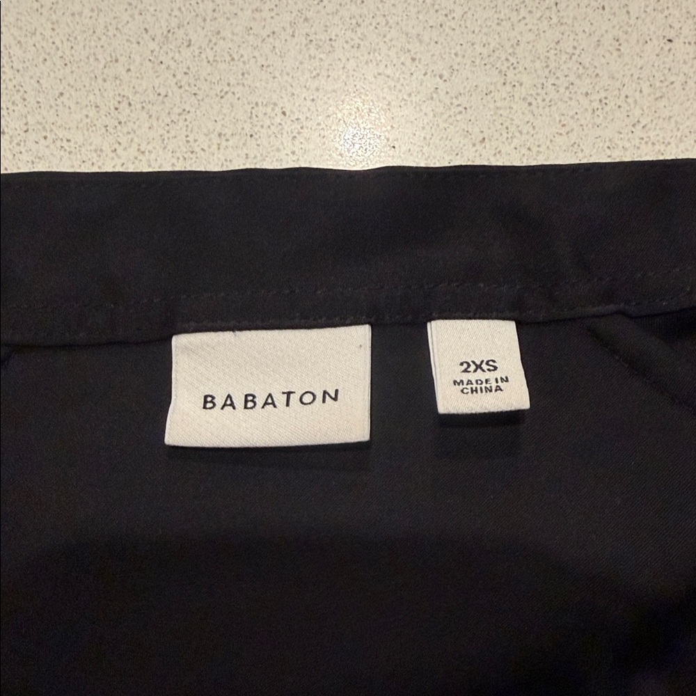 BABATON - Lexington Black Satin Dress - 2XS - Picture 16 of 17